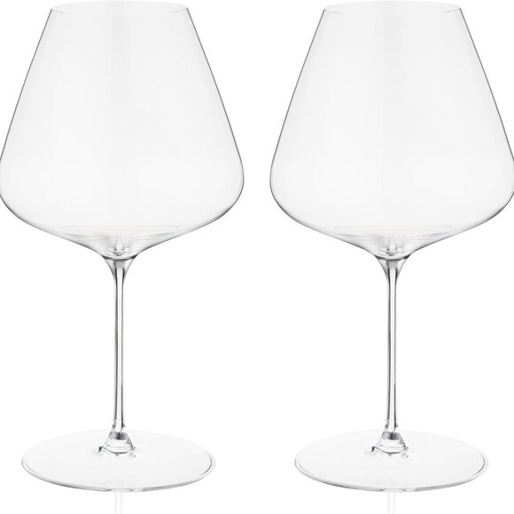 Definition Burgundy Glass European Made Long Stem Red Wine Wedding Anniversary